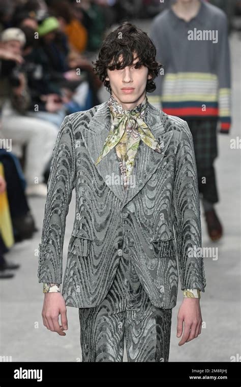 Milan Italy 15th Jan 2023 Milan Men Fashion Week Fall Winter 2023