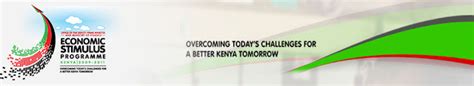 Diary Of A Serial Schizo D Of Ass The Kenya Economic Stimulus Programme