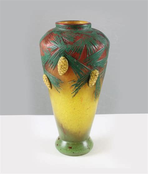 Pinecone Vase Burr Muir Art Deco