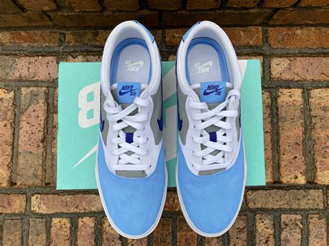 Top View Of Nike Sb Charge “blue Skies” Nike Sb Charge Nike Sb Custom Sneakers