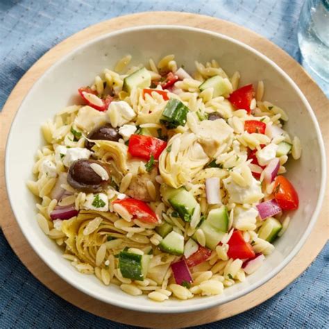 La Recette de Salade d orzo à la grecque Recettes de Cuisine Faciles