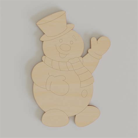 Snowman 2 Cutout Double Cut Designs Llc