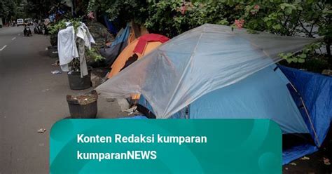 Foto Pencari Suaka Dirikan Tenda Di Tengah Kota Kumparan