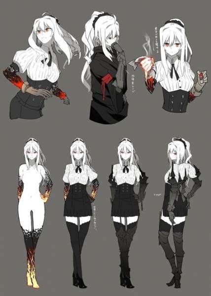 Dress Long Red Jackets 15 Ideas Anime Character Design Female