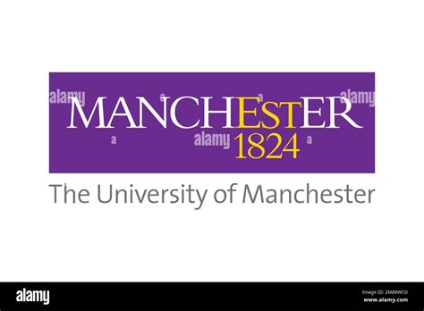 University of Manchester, Logo, White background Stock Photo - Alamy