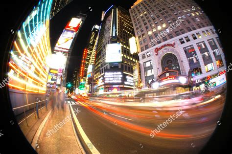 Times Square Night New York America Editorial Stock Photo - Stock Image ...