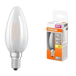 Osram LED Filament Retrofit Classic Kerze 4W 40W E14 Matt 470lm War