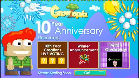 Growtopia Live Anniversary Special 10th Year Creations YouTube