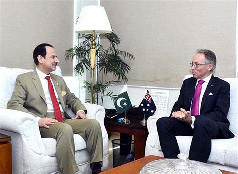 Australian High Commissioner To Pakistan Neil Hawkins Calls On