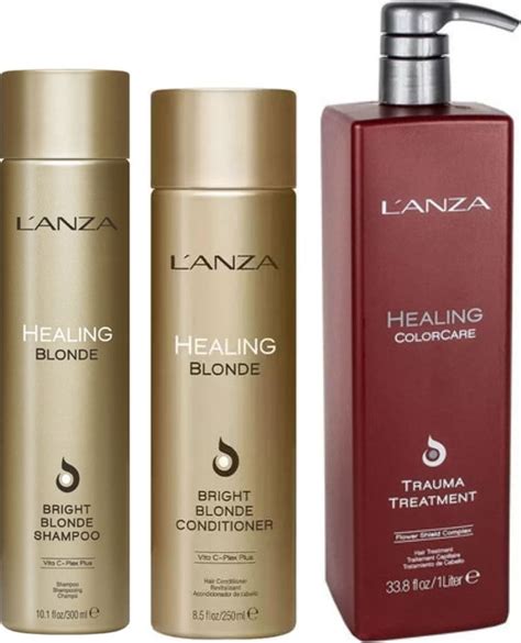 Kit L Anza Healing Blonde Bright Colorcare Produtos