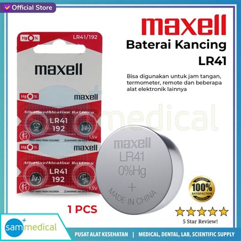 Jual Maxell Baterai Kancing Alkaline Coin Cell Battery Lr Satuan