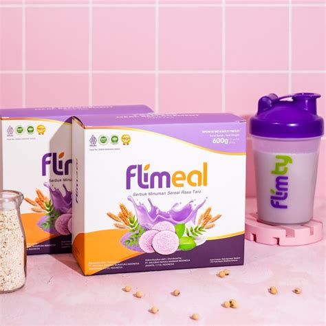 Jual Flimeal Taro Meal Replacement Rasa Taro Balikpapan Flimty Bpn