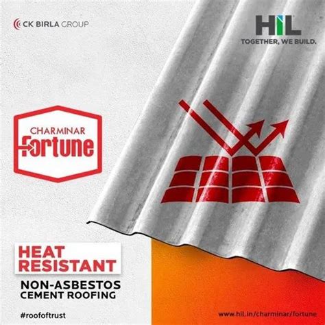 Charminar Ft Non Asbestos Cement Roofing Sheet Thickness Mm At