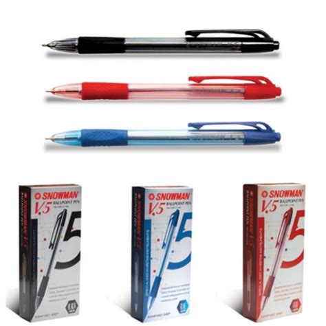 Jual Pulpen Snowman V Pen Bulpen Bolpen Ballpoint Balpoint Mm Warna