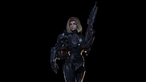 Artstation Female Spartan Armored Version Stl For 3d Printing