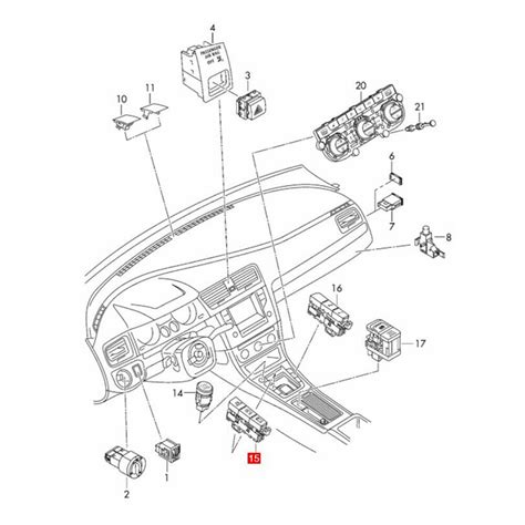 For Vw Golf Mk Vii Mode Eco Start Stop Control Switch