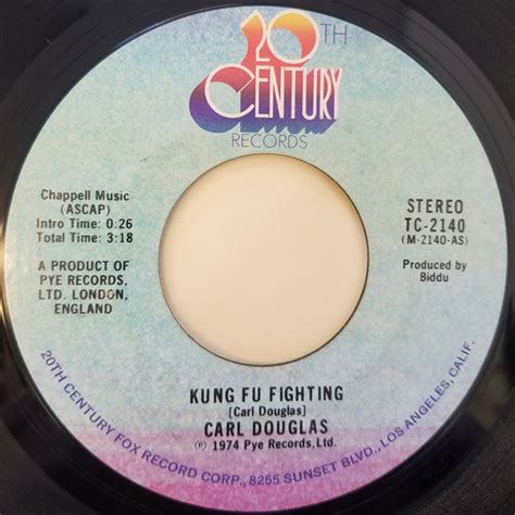 Carl Douglas Kung Fu Fighting 1974 Vinyl Discogs