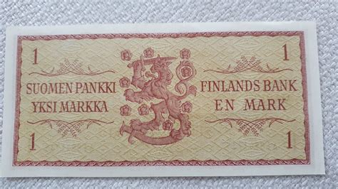 Suomen Pankki 1 Markka Finlands Bank 1 Mark I 417166422 ᐈ Köp På