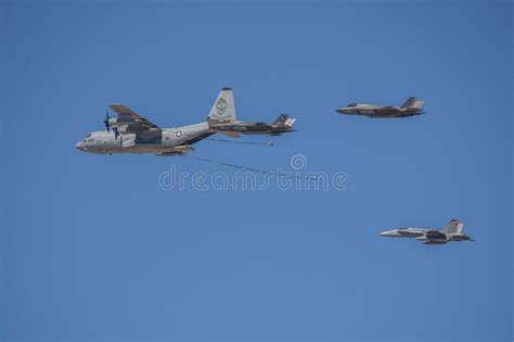 Aircraft Lockheed C Hercules At The Mcas Miramar Air Show