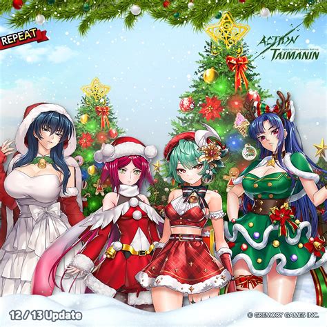 Action Taimanin On Twitter On December Th The Christmas Costumes Of