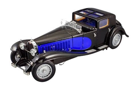 Модель коллекционная Bugatti typ 41 royale coupe de ville blue black