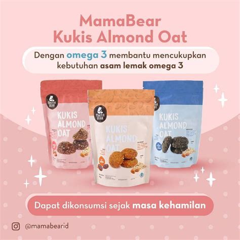 Jual Asi Booster Ter Enak Milky Mama Bear Cookies Pelancar Asi Kukis