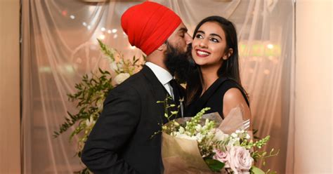 NDP Leader Jagmeet Singh gets engaged to fashion designer Gurkiran Kaur ...