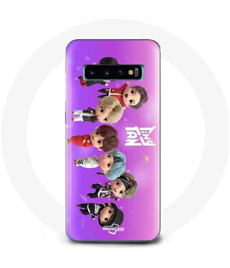 Coque Pour Samsung Galaxy S Bts Tinytan Animation Affiche Rm Jin Suga