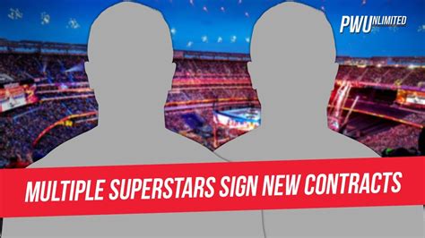 Multiple WWE Superstars Sign New Contracts With The Company YouTube