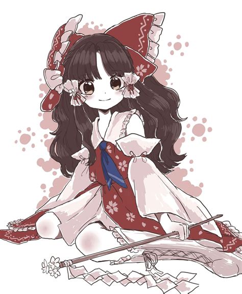 Hakurei Reimu Touhou Drawn By Umebitan Danbooru