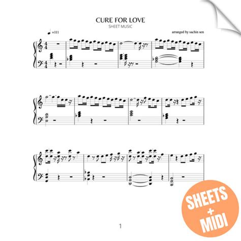 Cure For Love Sheet Music Midi Sachin Sen