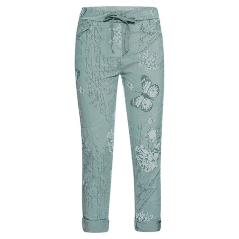 Tredy Fashion Onlineshop Hose Im Floral Print Sea Salt Mode In