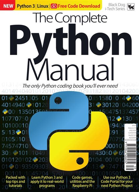 The Complete Python Manual Vol 39 Python Coding For Beginners