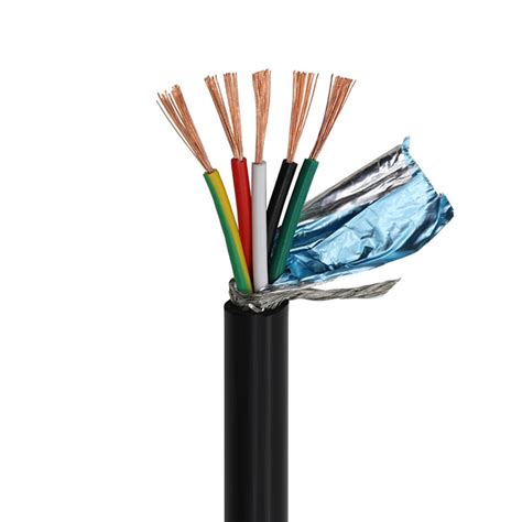 UL Shielded Cable UL2725 PVC Insulation Multi Core Flexible Cable 3 4 5