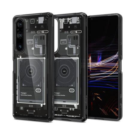 Spigen Black Ultra Hybrid Zero One Case For Sony Xperia V