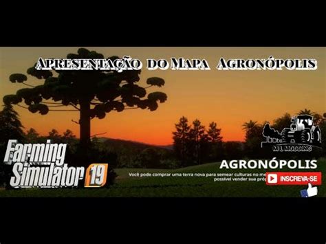 LIVE No Mapa AGRONOPOLIS Mapa Para PS4 XBOX PC Farming Simulator 19