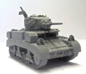 Milicast Models AFVs Stuart III Light Tank M3A1