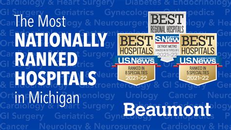 Beaumont Healths Royal Oak Troy And Grosse Pointe Hospitals Earn 2021