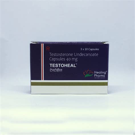 Soft Gelatin Capsules Testoheal For Increase In Strength Dose 40mg