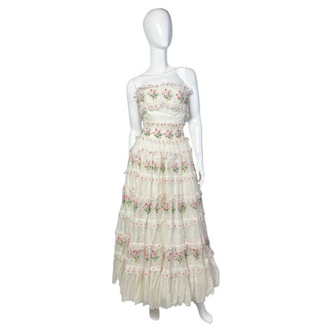 Vintage Christian Dior Museum Cocktail Dress 1950s For Sale At 1stdibs