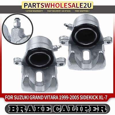 2x Front LH RH Brake Calipers For Suzuki Grand Vitara 1999 2005