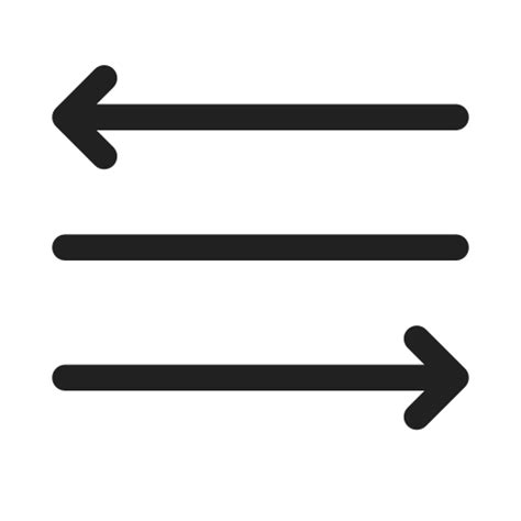 Text Align Distributed Regular User Interface Gesture Icons