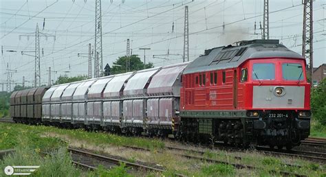 Lokomotiven der Baureihe 232 mit "Holland-Latz" auf der Ratinger Westbahn