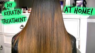 How To Keratin Treatment At Home Youtube