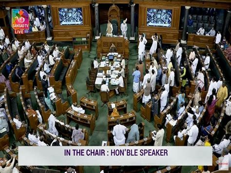 Lok Sabha Adjourned Till 12 Noon Amid Ruckus Over Adhir Ranjan