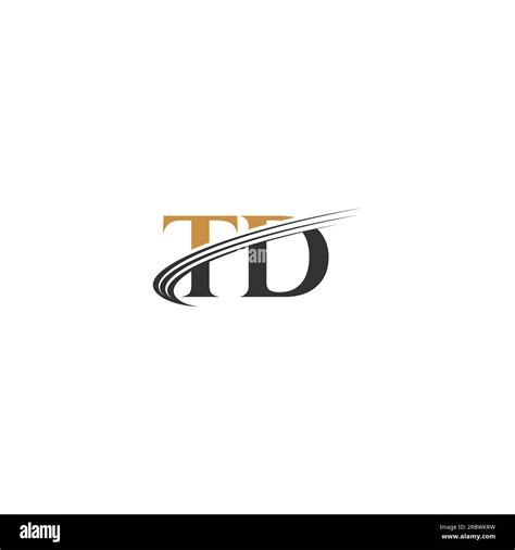 Alphabet Initials Logo Td Dt T And D Stock Vector Image Art Alamy