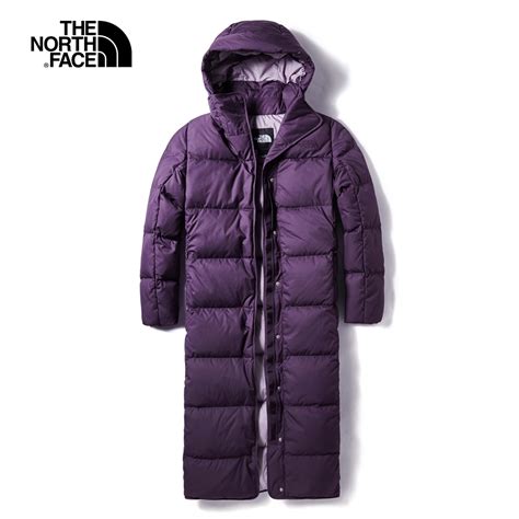 【the North Face 官方旗艦】北面女款紫色windwall防風長版羽絨外套｜3vuwg03 外套 Yahoo奇摩購物中心