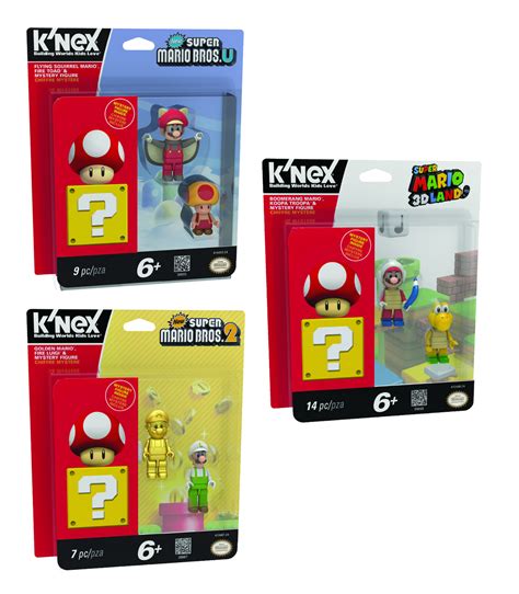 Jul142192 Knex Super Mario 3 Pack Series 3 Figure Asst Previews World