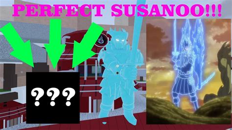 Shindo Life How To Get Perfect Susanoo Youtube