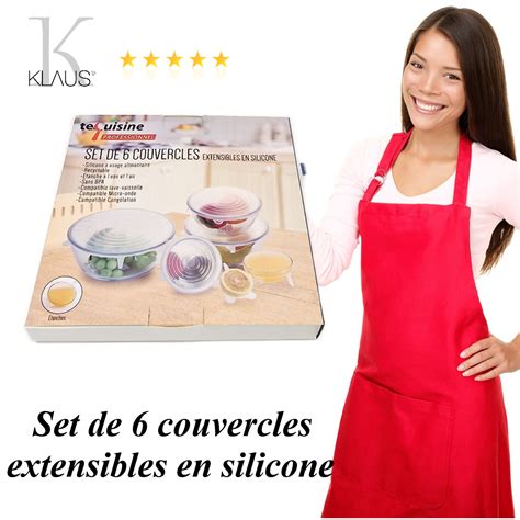 Couvercles Extensibles En Silicone Espace Cuisine Professionnel